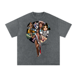 Beyonce Cowboy Carter Acid Wash Oversize T-Shirt