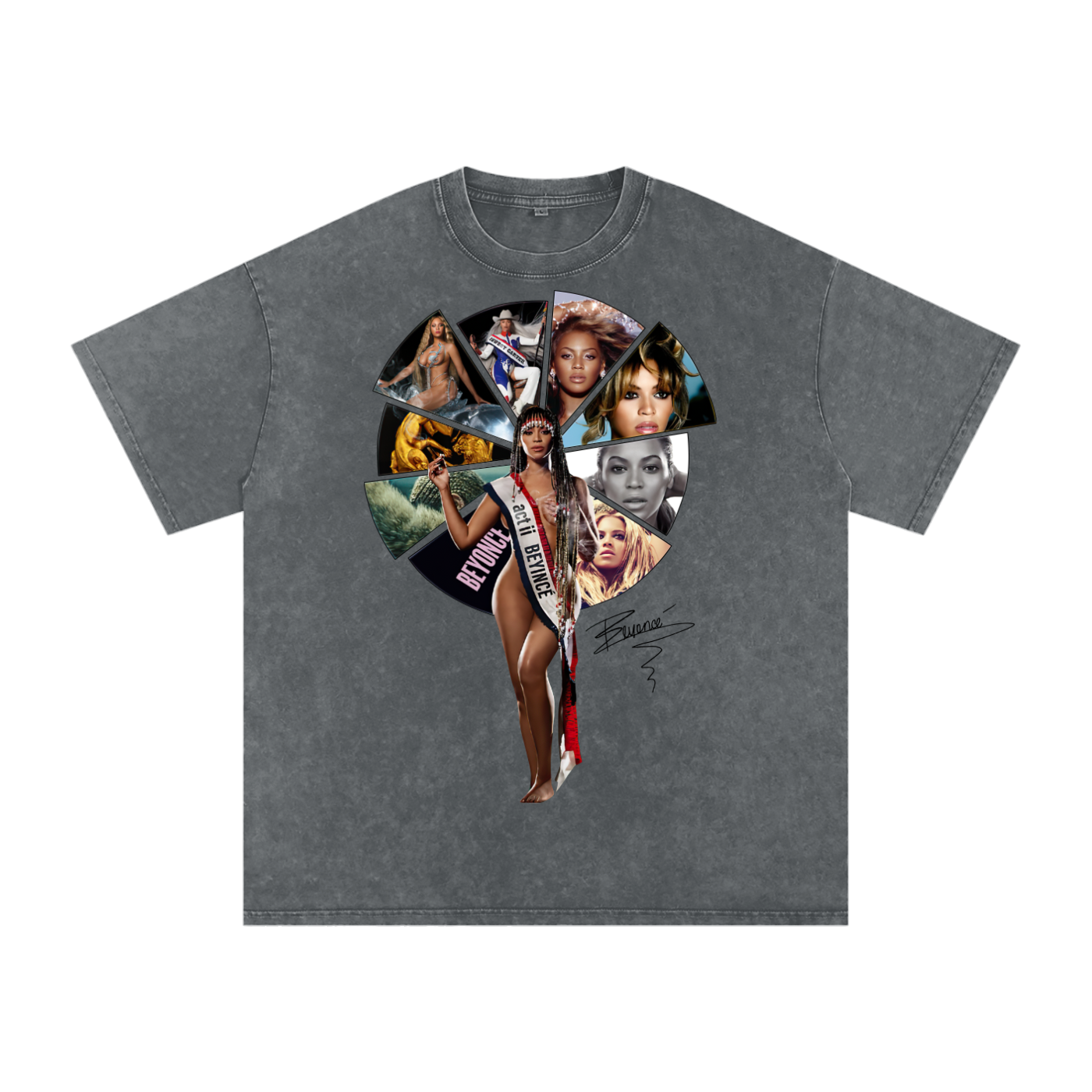 Beyonce Cowboy Carter Acid Wash Oversize T-Shirt
