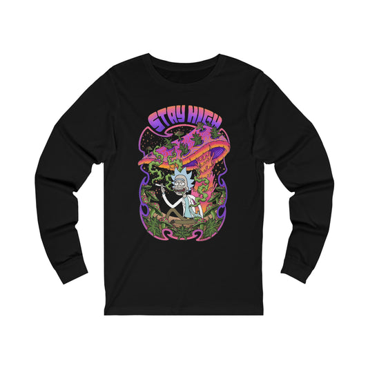 Rick and Morty Unisex Jersey Long Sleeve Tee - IGZ Clothing 