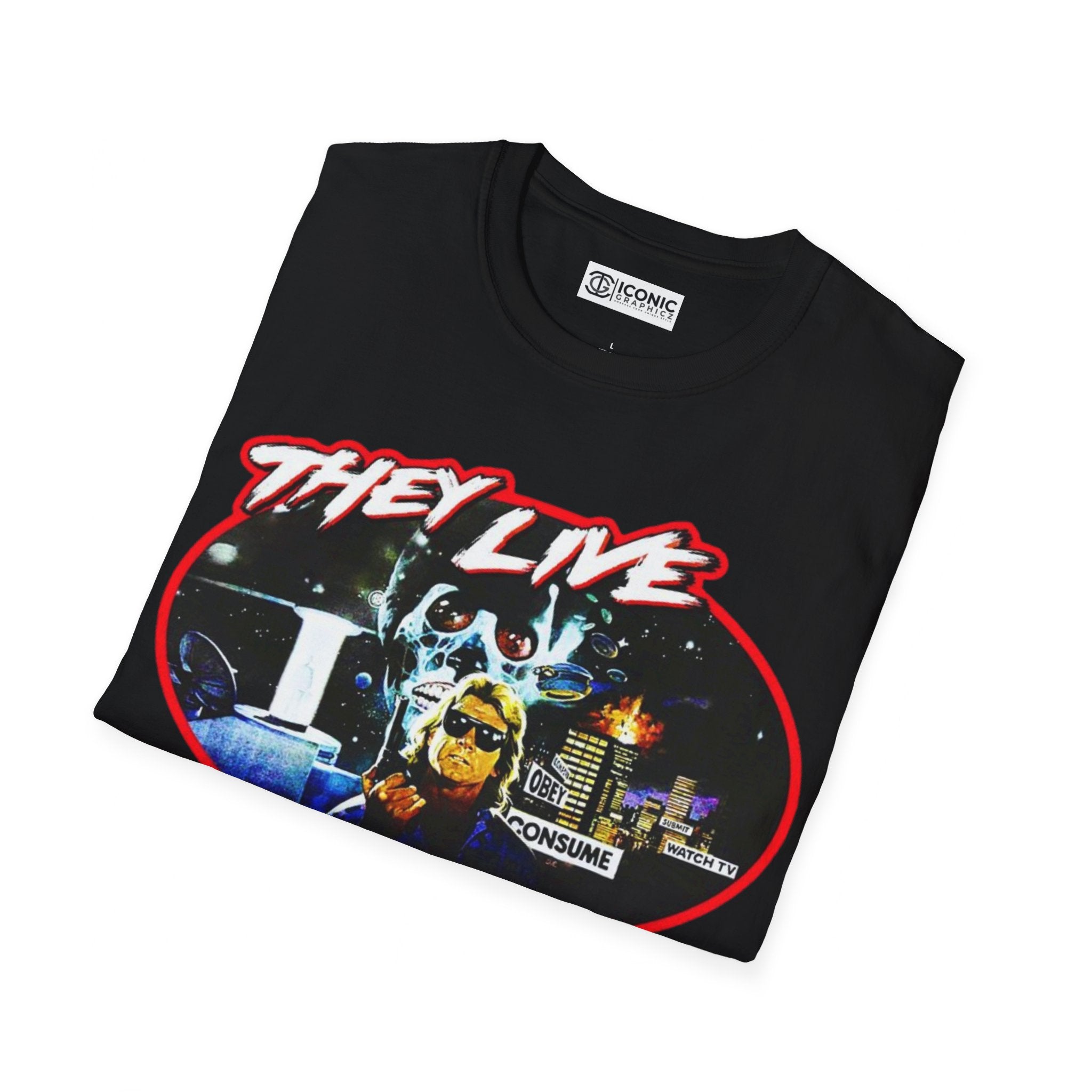 They Live Unisex Softstyle T-Shirt - IGZ Clothing 