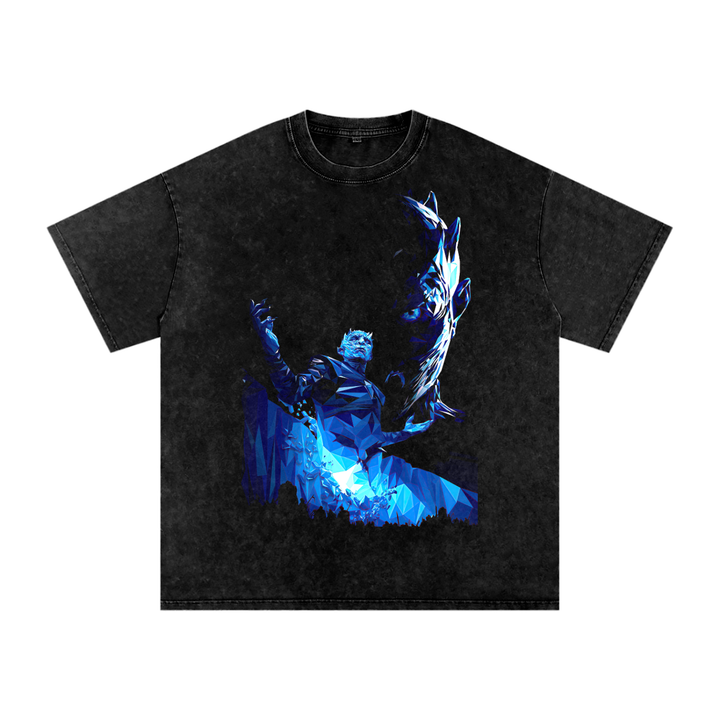Game of thrones Acid Wash Oversize T-Shirt