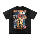 Naruto Shippuden Acid Wash Oversize T-Shirt