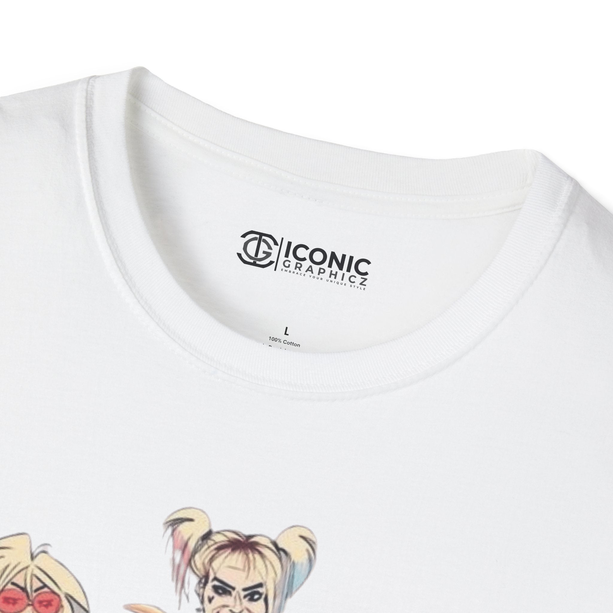 Harley Quinn Unisex Softstyle T-Shirt - IGZ Clothing 