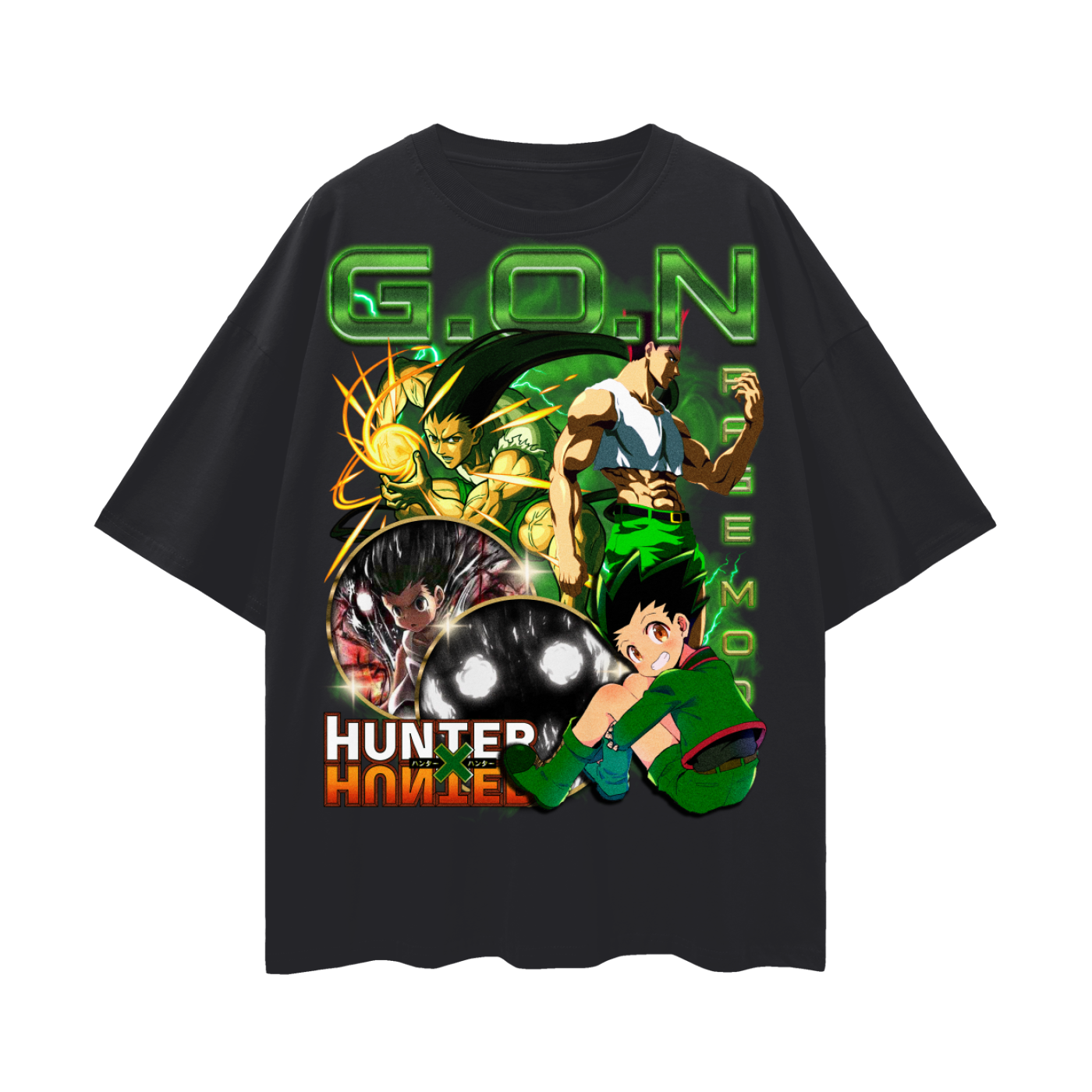 Gon Hunter x Hunter Oversize Deep Drop Shoulder Tee
