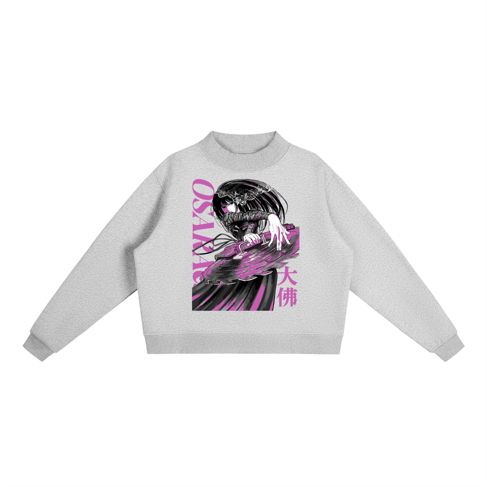 Osaragi Sakamoto Days Essential Fleece Mid-Neck Crew Sweatshirt