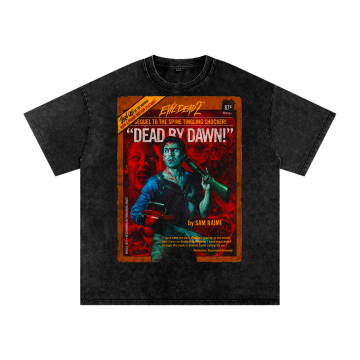 Evil Dead 2 Acid Wash Oversize T-Shirt