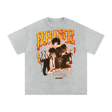 Jin Woo Solo Leveling Acid Wash Oversize T-Shirt