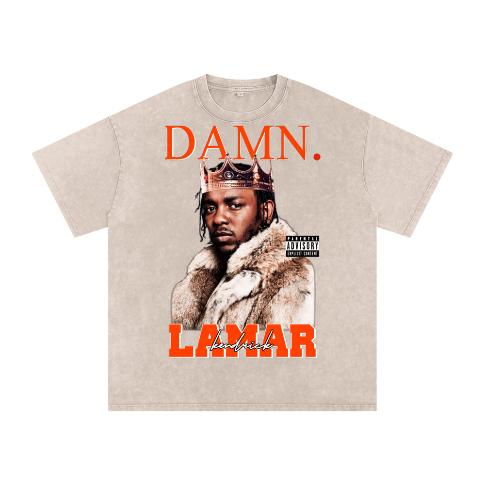 Kendrick Lamar Acid Wash Oversize T-Shirt