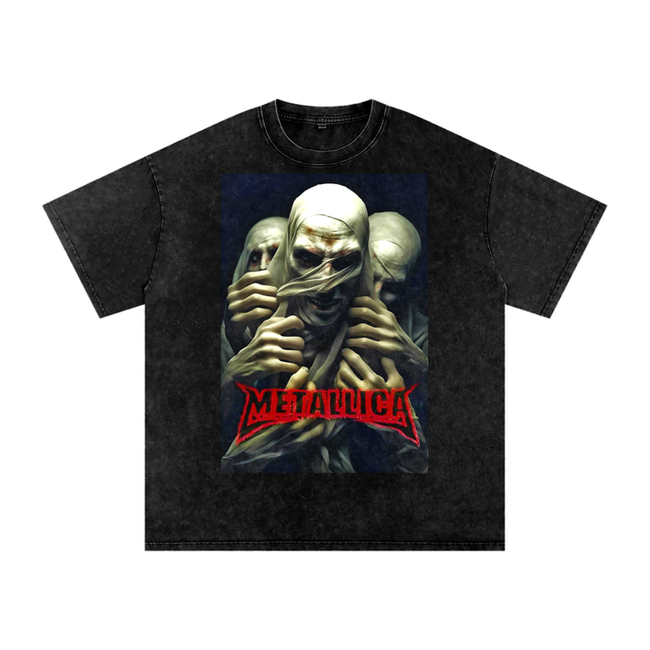 Metallica Acid Wash Oversize T-Shirt