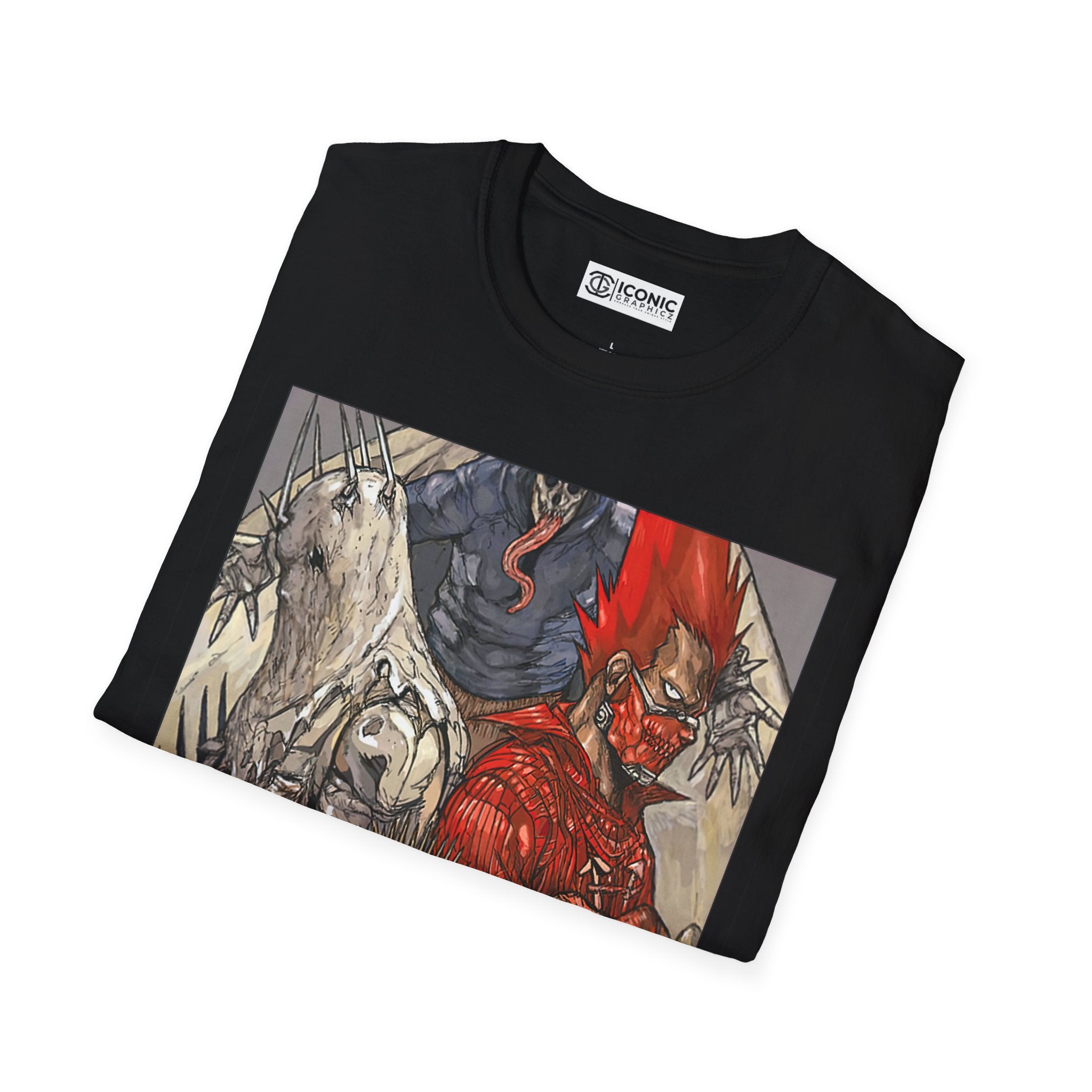 Dorohedoro Kaiman and En Unisex Softstyle T-Shirt - IGZ Clothing 