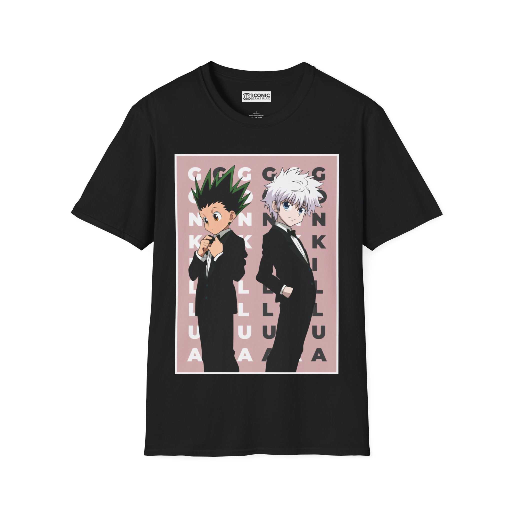 Gon & Killua Unisex Softstyle T-Shirt - IGZ Clothing 