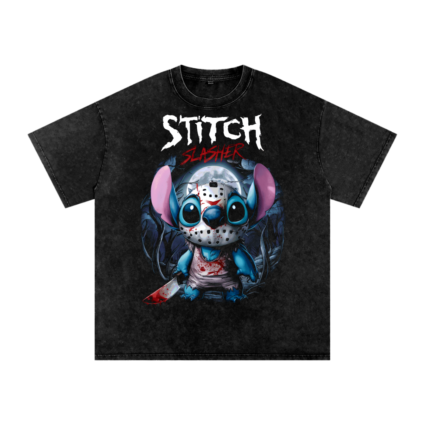 Stitch Acid Wash Oversize T-Shirt