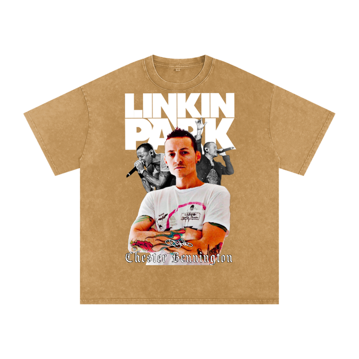 Linkin Park Acid Wash Oversize T-Shirt
