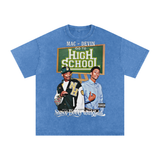 Snoop Dogg x Wizkhalifa Acid Wash Oversize T-Shirt
