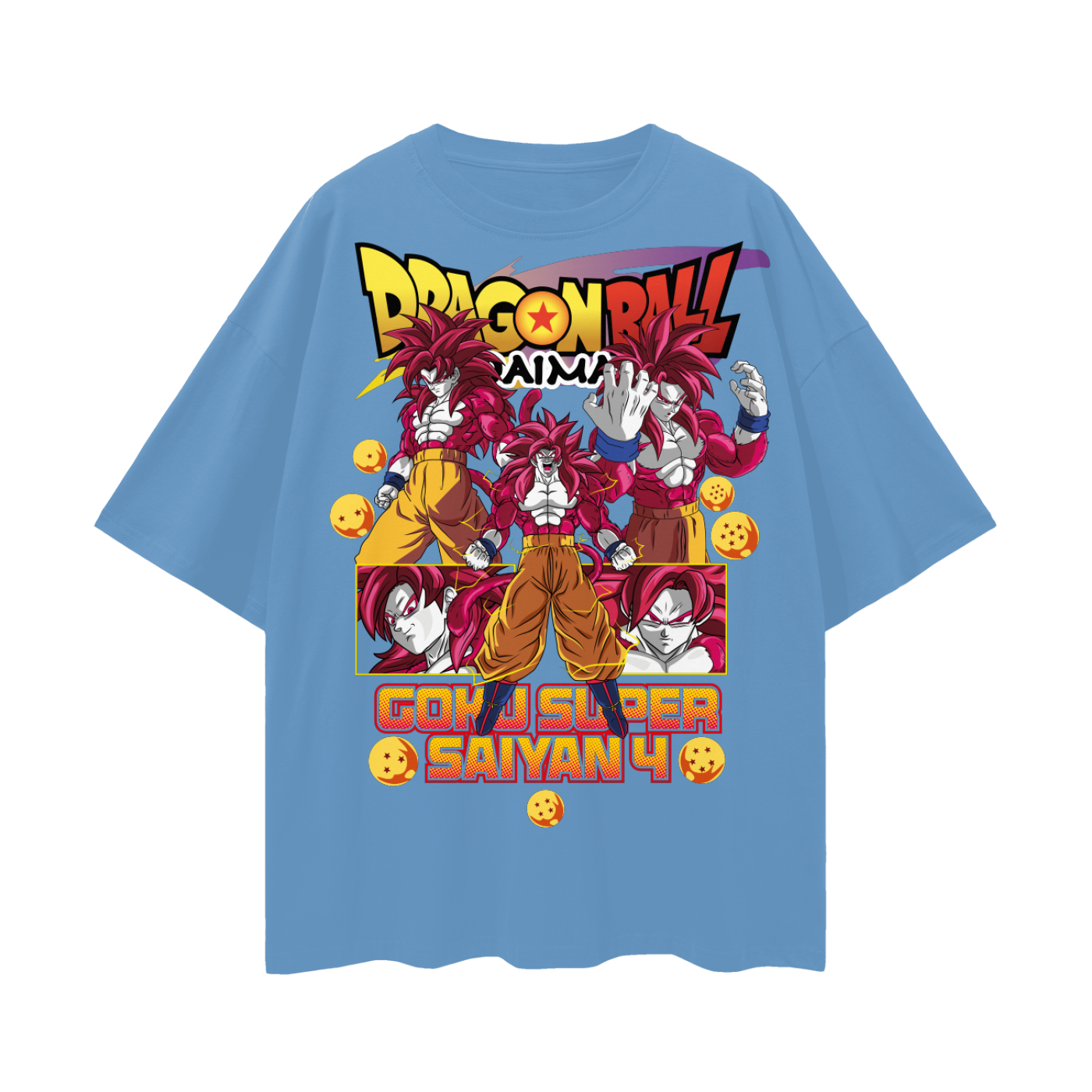 Goku Dragon ball Daima Oversize Deep Drop Shoulder Tee