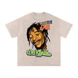 Wiz Khalifa Acid Wash Oversize T-Shirt