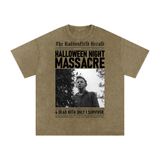 Micheal Myers Acid Wash Oversize T-Shirt