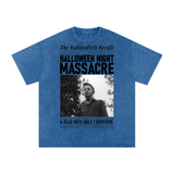 Micheal Myers Acid Wash Oversize T-Shirt