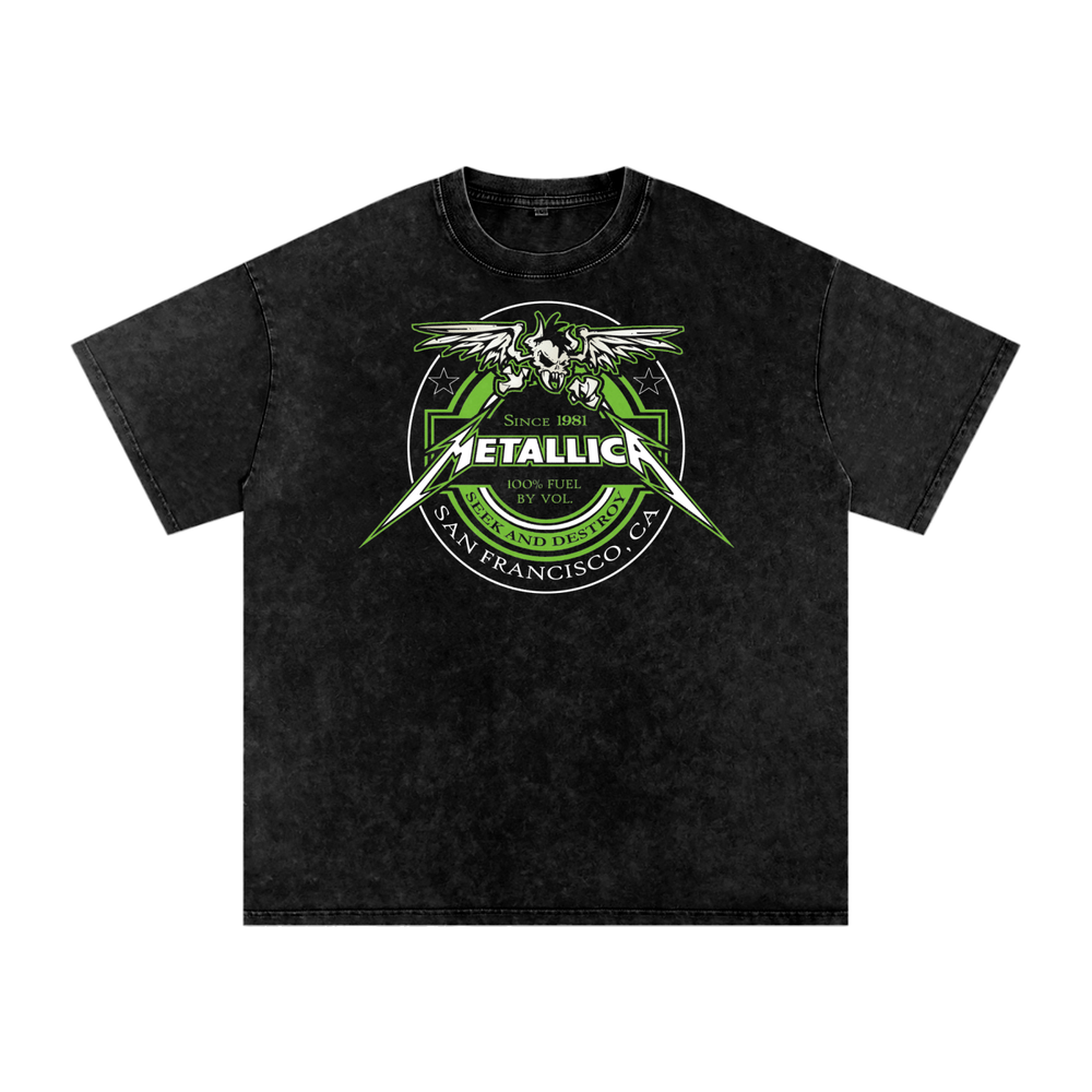 Metallica Acid Wash Oversize T-Shirt