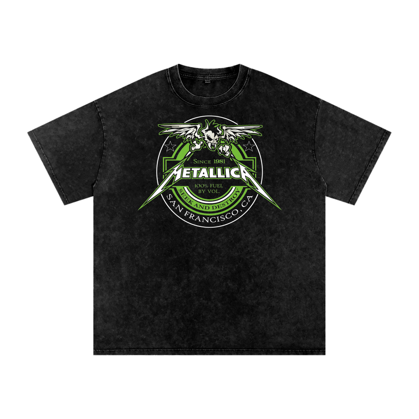 Metallica Acid Wash Oversize T-Shirt