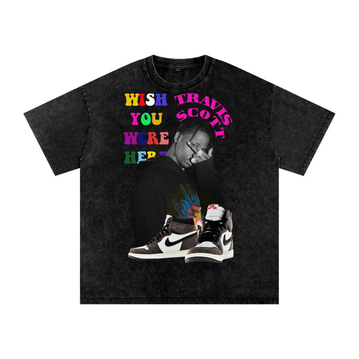 Travis Scott Acid Wash Oversize T-Shirt