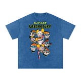 Dexters Laboratory Acid Wash Oversize T-Shirt