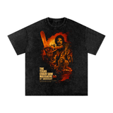 The Texas chainsaw massacre Acid Wash Oversize T-Shirt