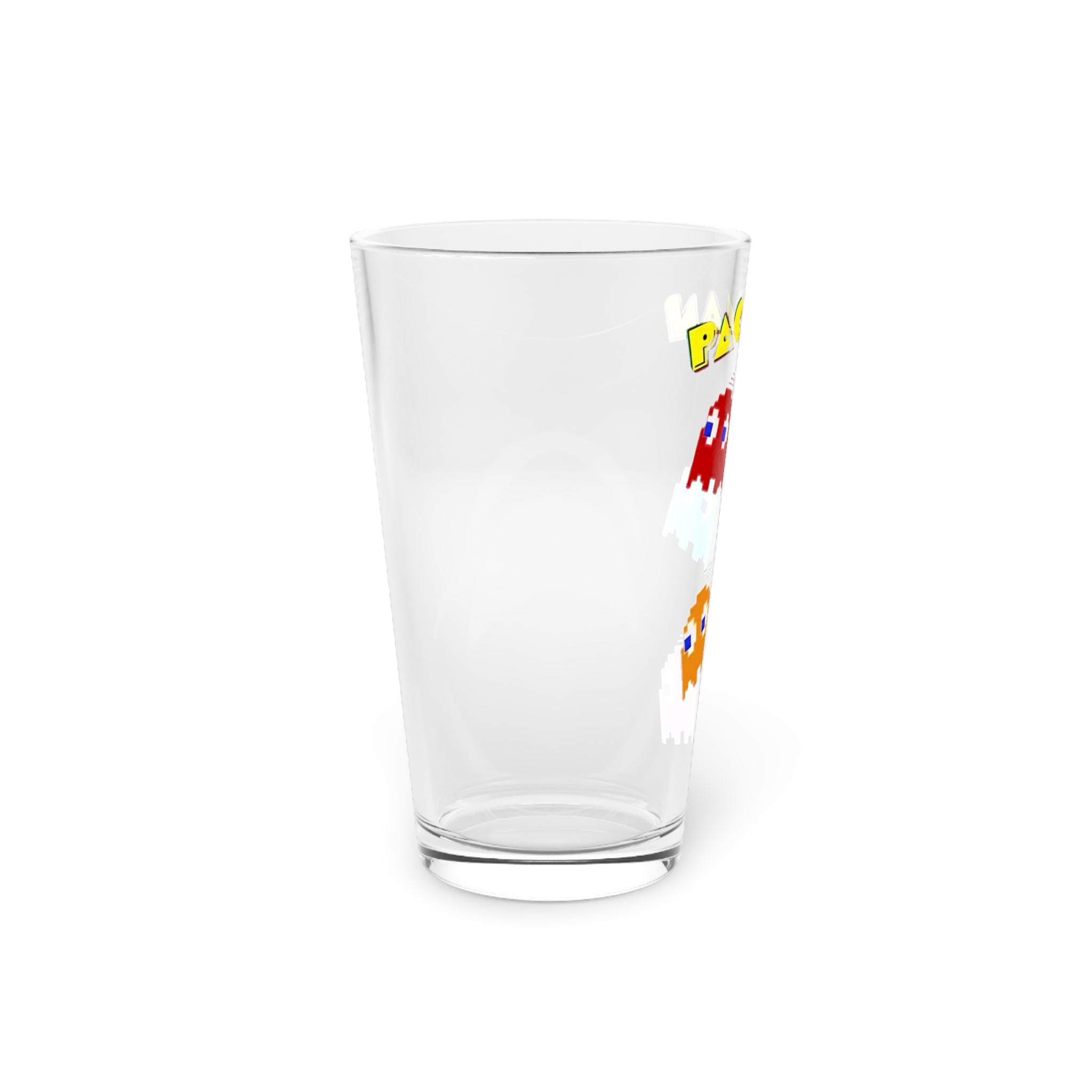 Pac Man Pint Glass, 16oz