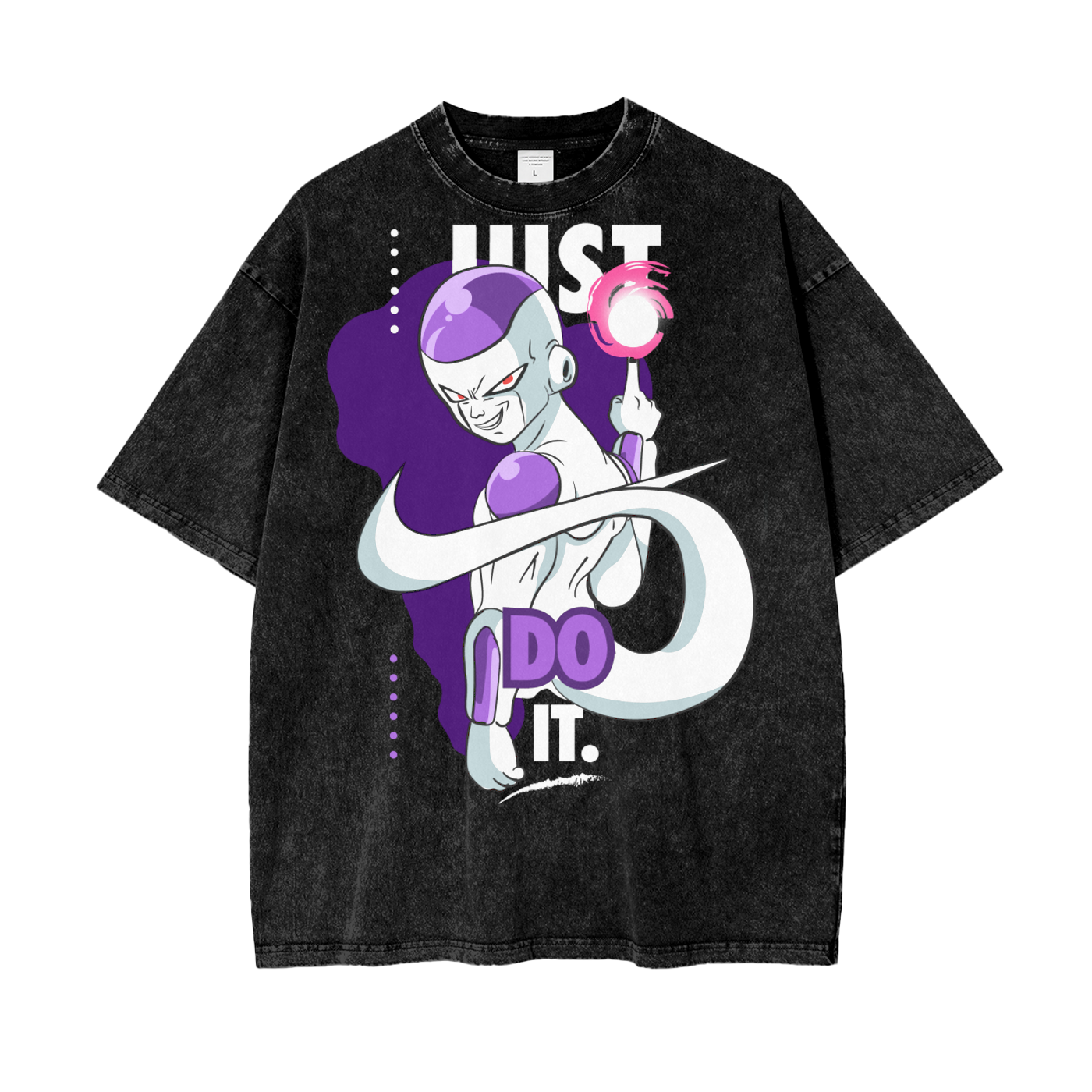 Frieza Dragonball Oversize Snow Washed T-Shirt