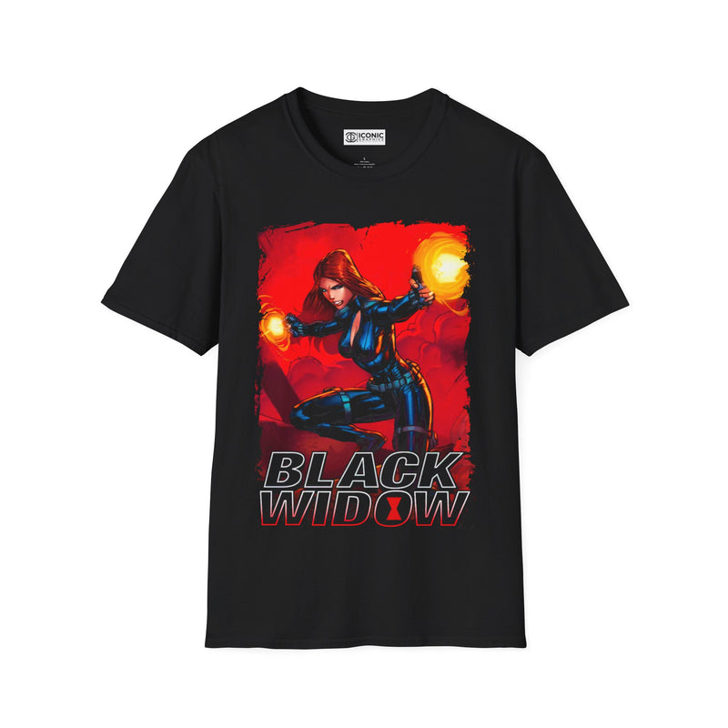 Black Widow Unisex Softstyle T-Shirt - IGZ Clothing 