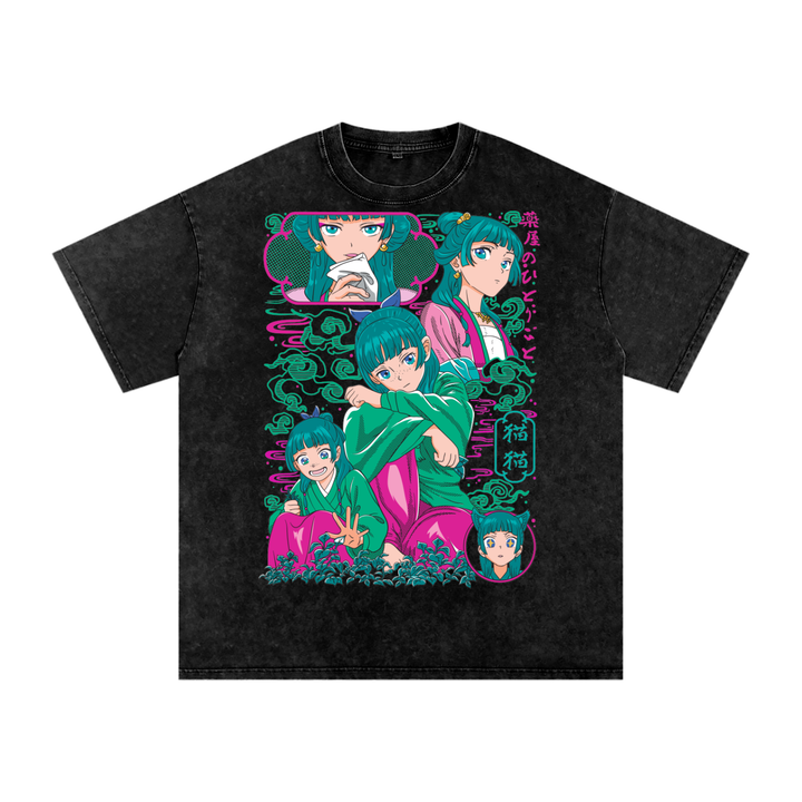 Apothecary Diaries Acid Wash Oversize T-Shirt