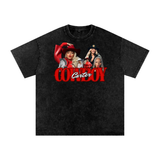 Beyonce Cowboy Carter Acid Wash Oversize T-Shirt
