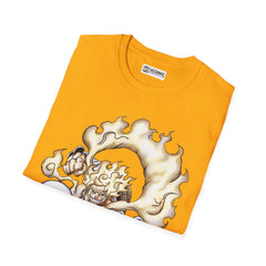 Sun God Luffy Unisex Softstyle T-Shirt - IGZ Clothing 