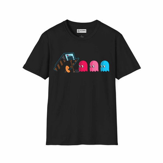 Pac Man Unisex Softstyle T-Shirt - IGZ Clothing 