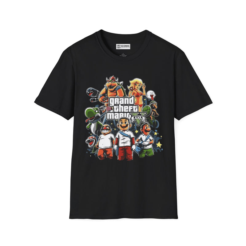 Mario Unisex Softstyle T-Shirt - IGZ Clothing 