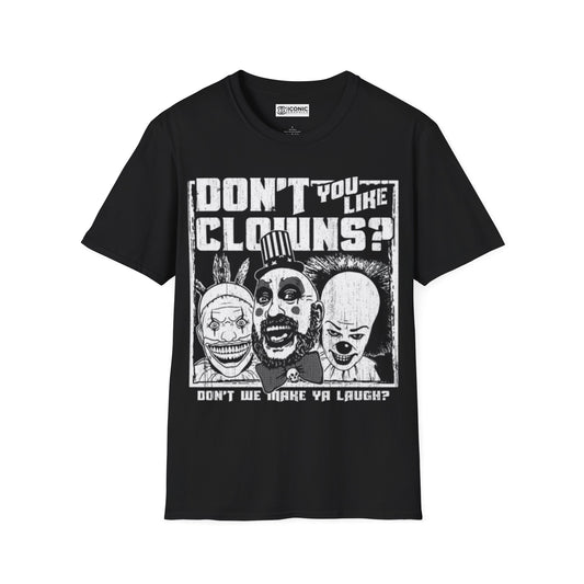 Horror Clowns Unisex Softstyle T-Shirt - IGZ Clothing 