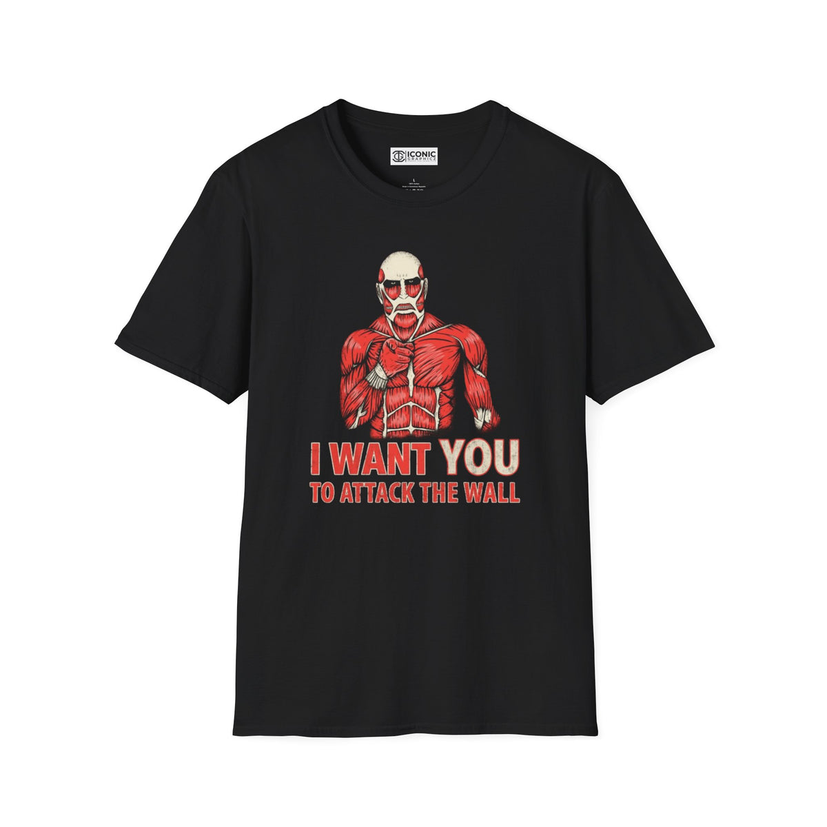 Colossal Titan Unisex Softstyle T-Shirt - IGZ Clothing 