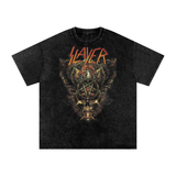 Slayer Acid Wash Oversize T-Shirt