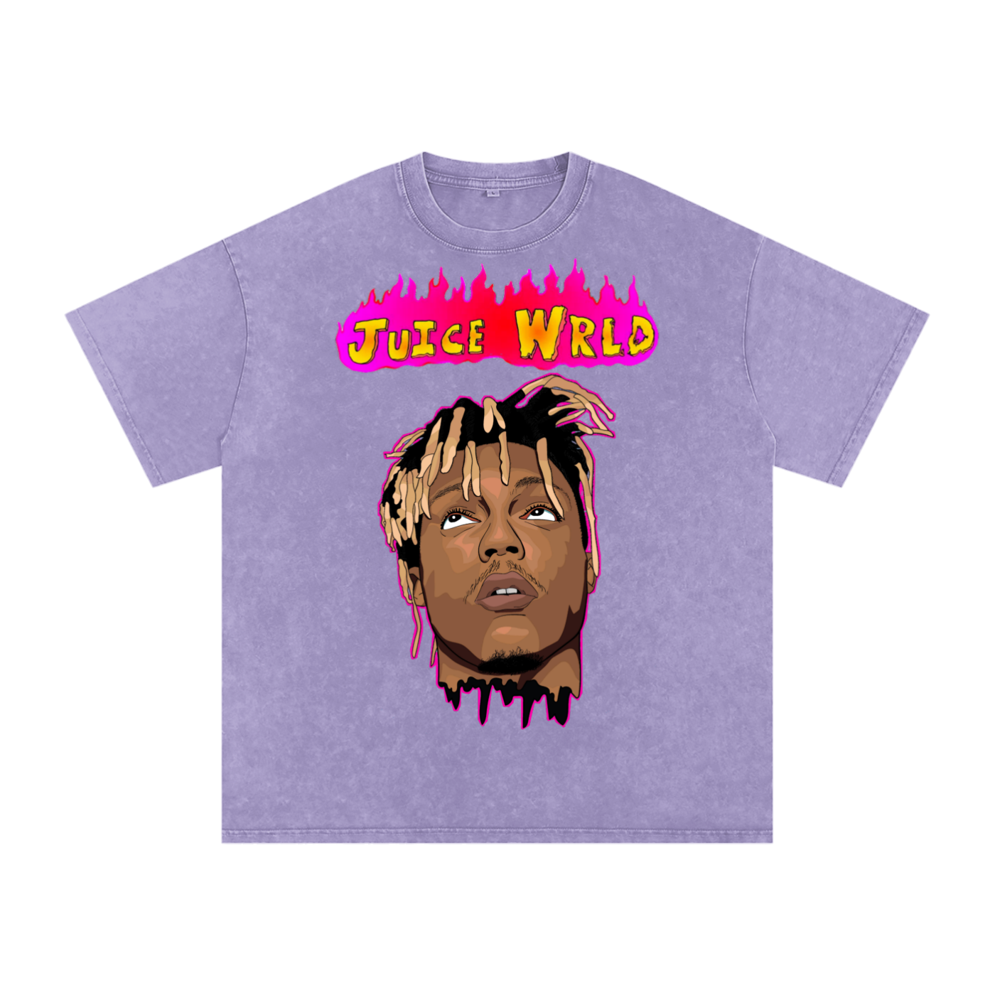 Juice WRLD Acid Wash Oversize T-Shirt