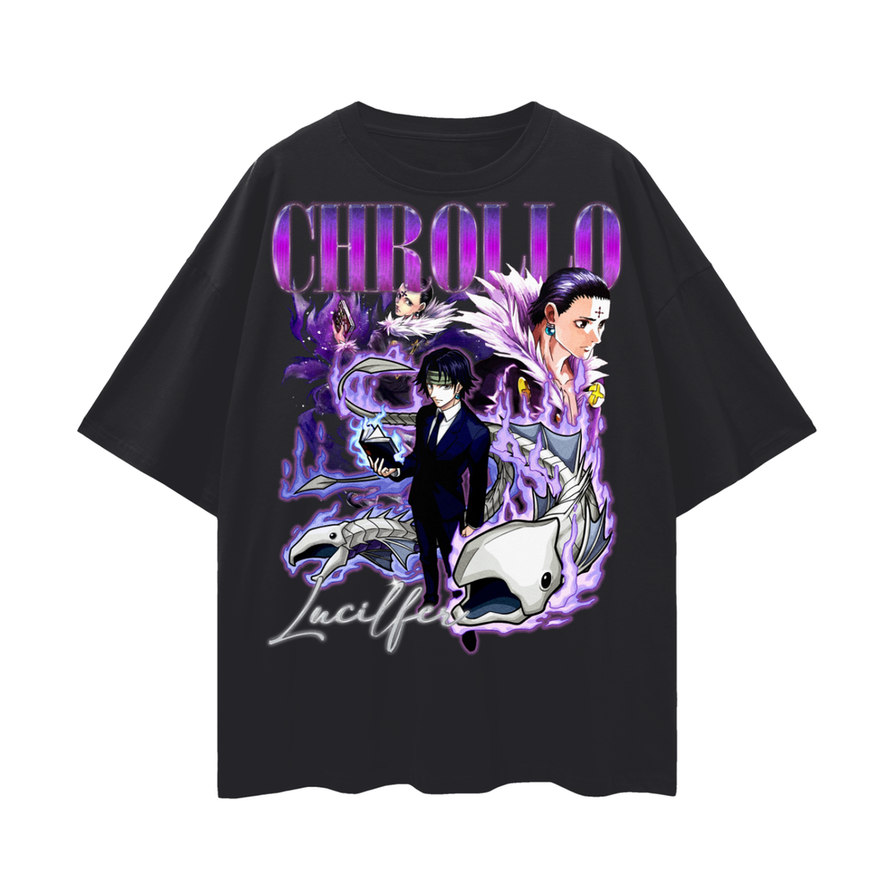 Chrollo Hunter x Hunter Oversize Deep Drop Shoulder Tee