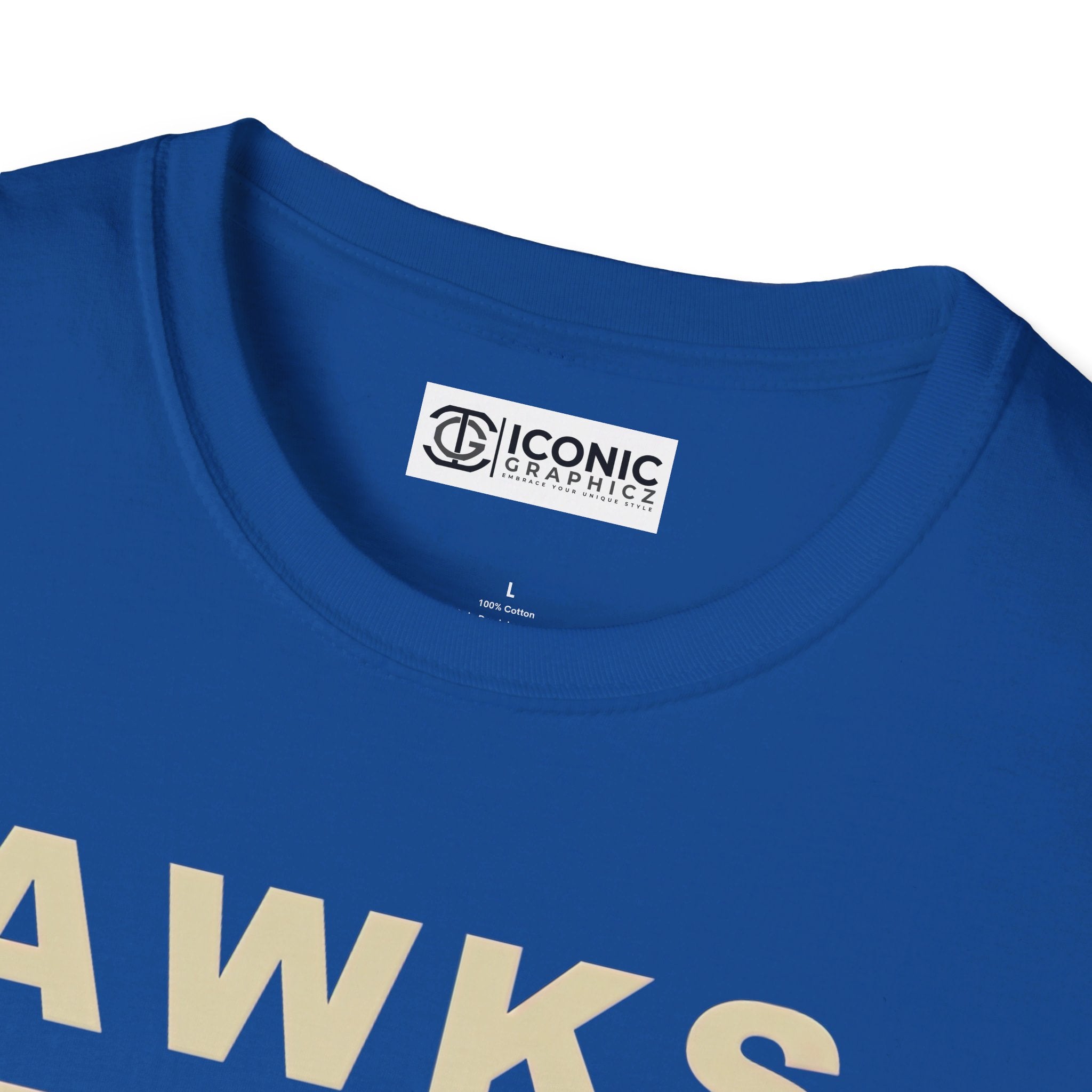 Hawks Unisex Softstyle T-Shirt - IGZ Clothing 