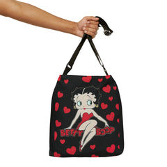 Betty Boop Adjustable Tote Bag (AOP) - IGZ Clothing 