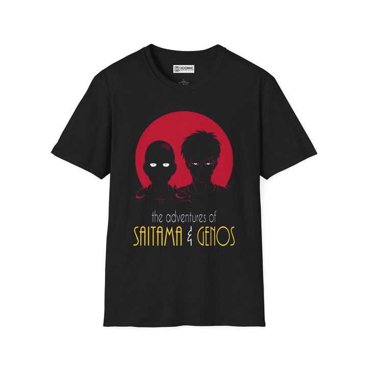 Saitama and Genos One Punch Man T-Shirt Printify