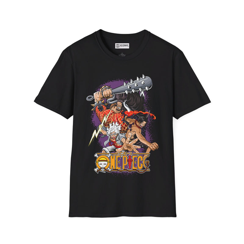 Luffy and Kaido Unisex Softstyle T-Shirt - IGZ Clothing 