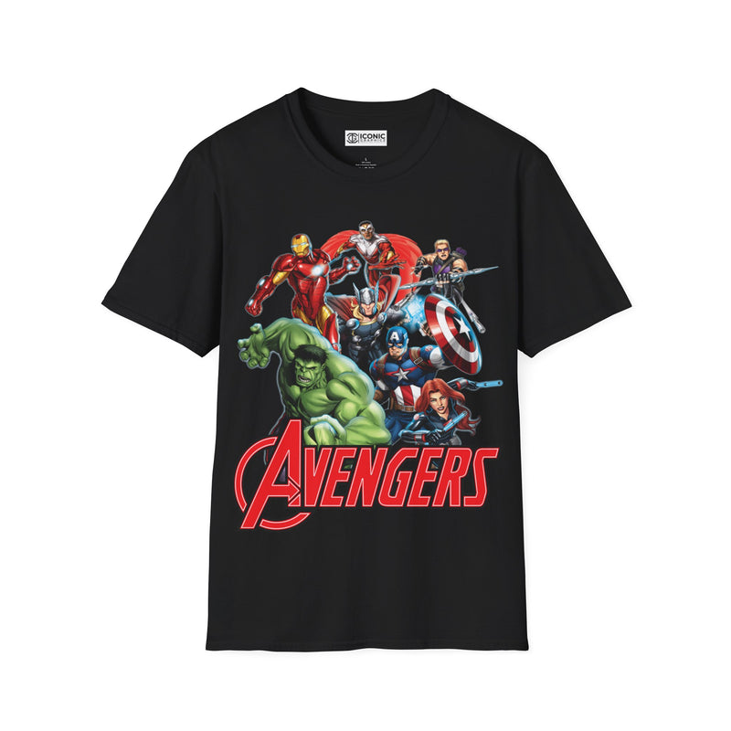 Avengers Unisex Softstyle T-Shirt - IGZ Clothing 