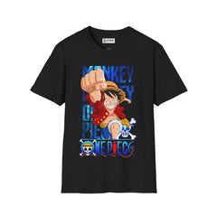 Luffy Unisex Softstyle T-Shirt - IGZ Clothing 