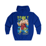 Broly Dragonball Z Unisex Full Zip Hoodie