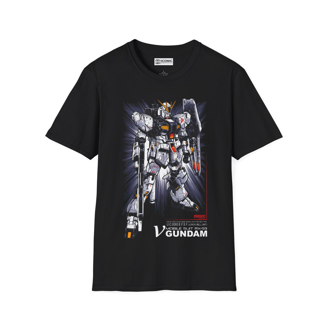 V Gundam Unisex Softstyle T-Shirt - Premium T-Shirt from - Just $26! Shop now at IGZ Clothing 