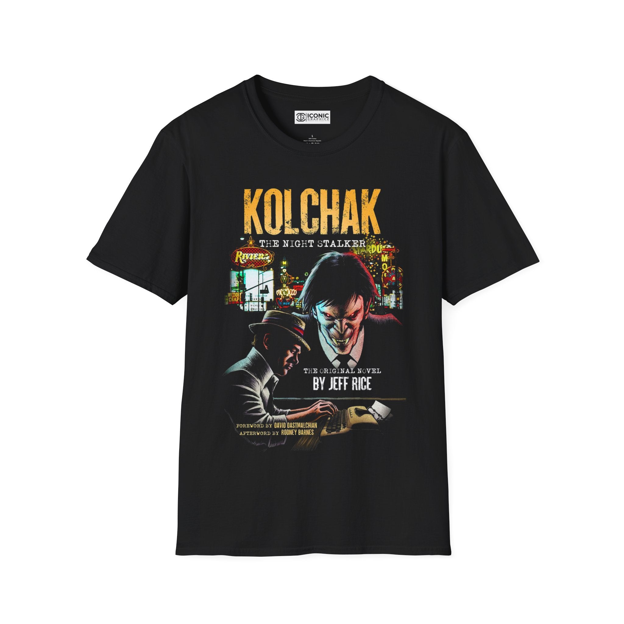 Kolchak: The Night Stalker Vintage Unisex Softstyle T-Shirt - Retro Horror Tee