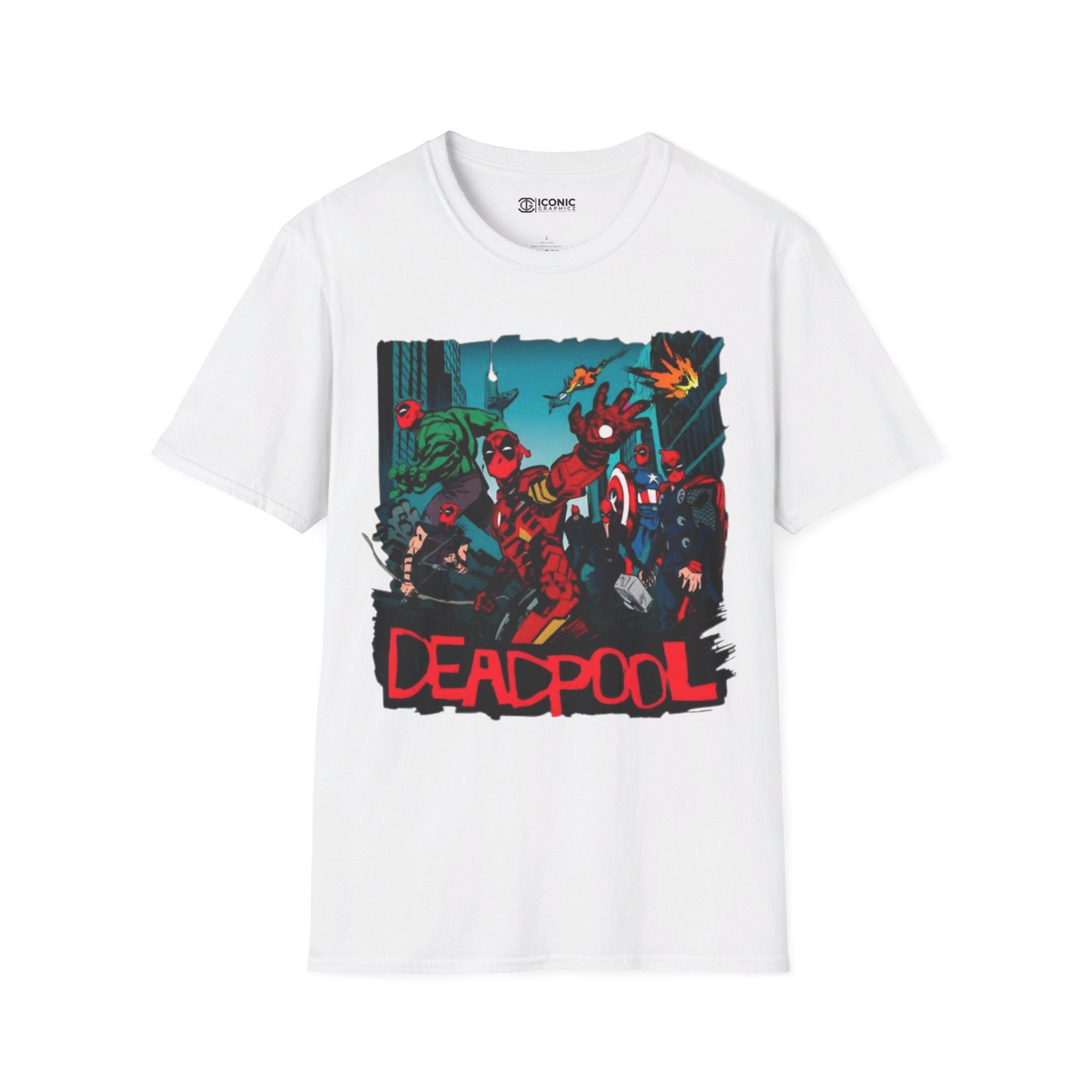 Deadpool Unisex Softstyle T-Shirt - IGZ Clothing 